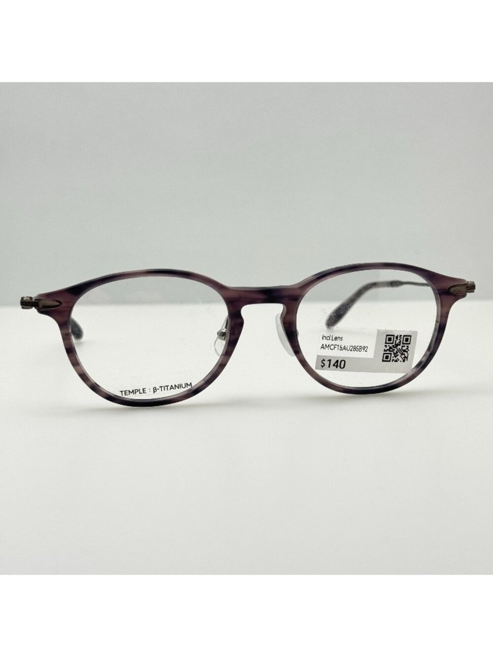 Jins MCF-15A-U285B 92 Eyeglasses Eye Glasses Frames 48.4-19.6-145 38